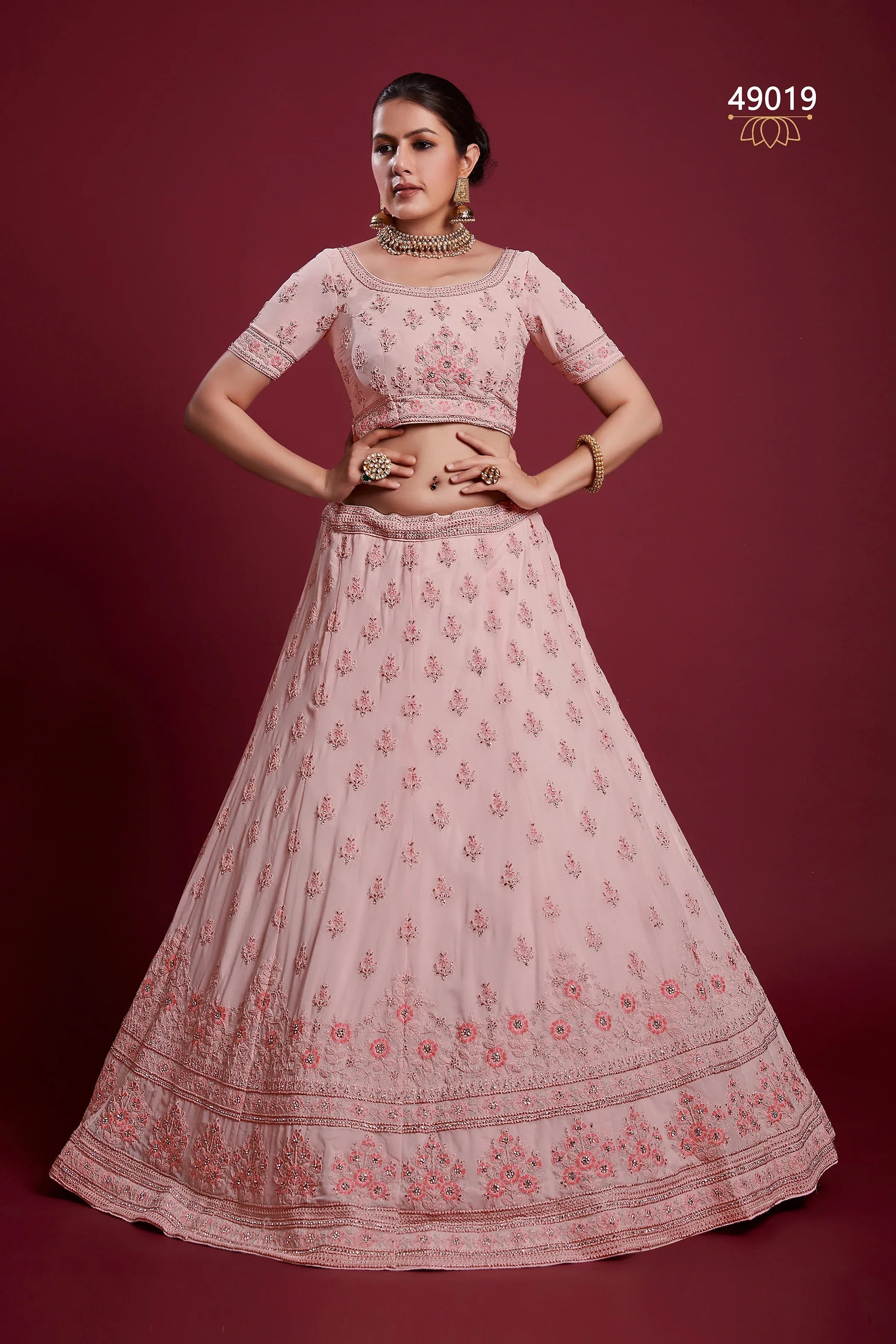 Poshak Vol 6 Designer Occasion Wear Lehenga D.No 49019 - Anant Exports