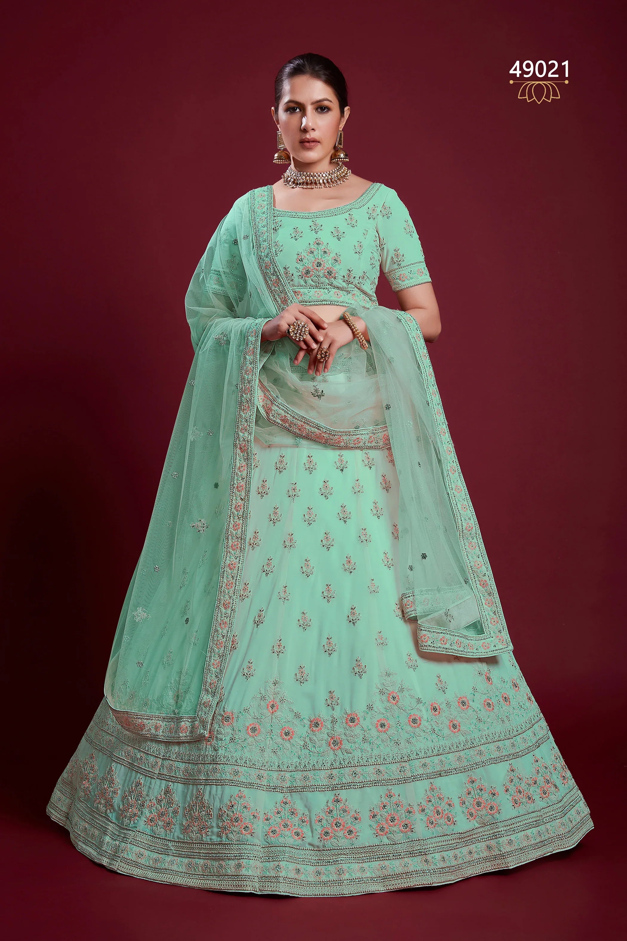 Poshak Vol 6 Designer Occasion Wear Lehenga D.No 49021 - Anant Exports