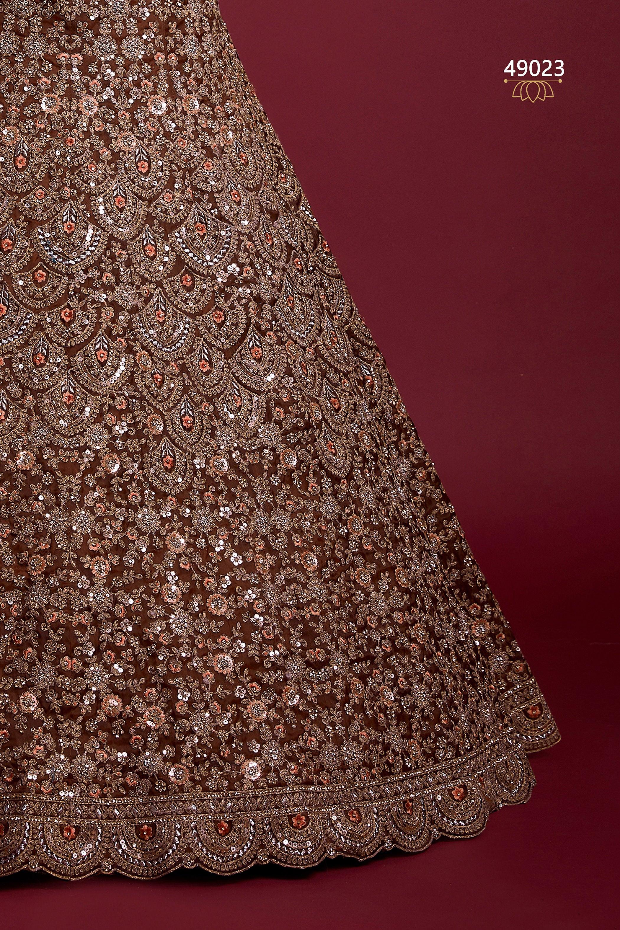 Poshak Vol 6 Designer Occasion Wear Lehenga D.No 49023 - Anant Exports