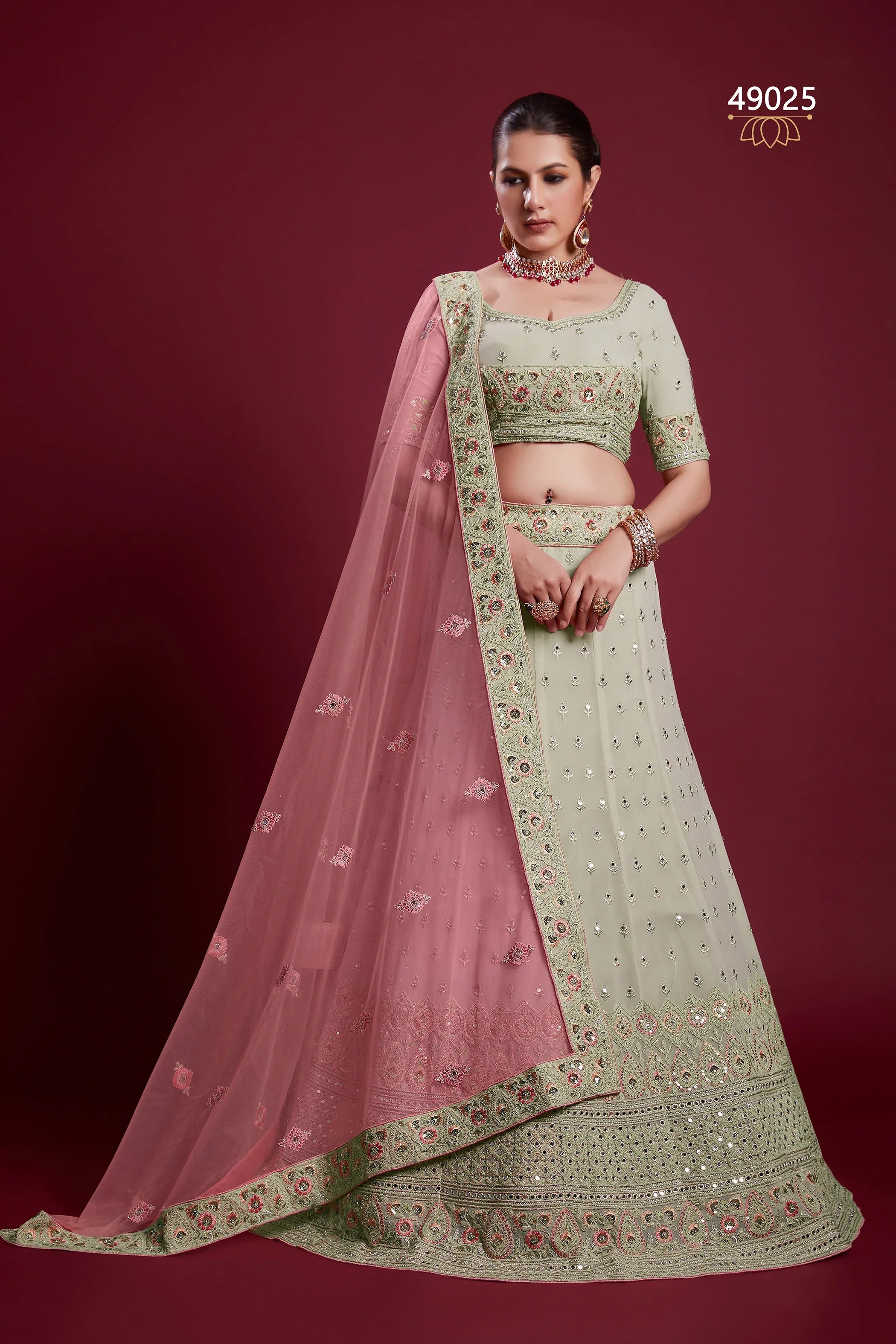 Poshak Vol 6 Designer Occasion Wear Lehenga D.No 49025 - Anant Exports