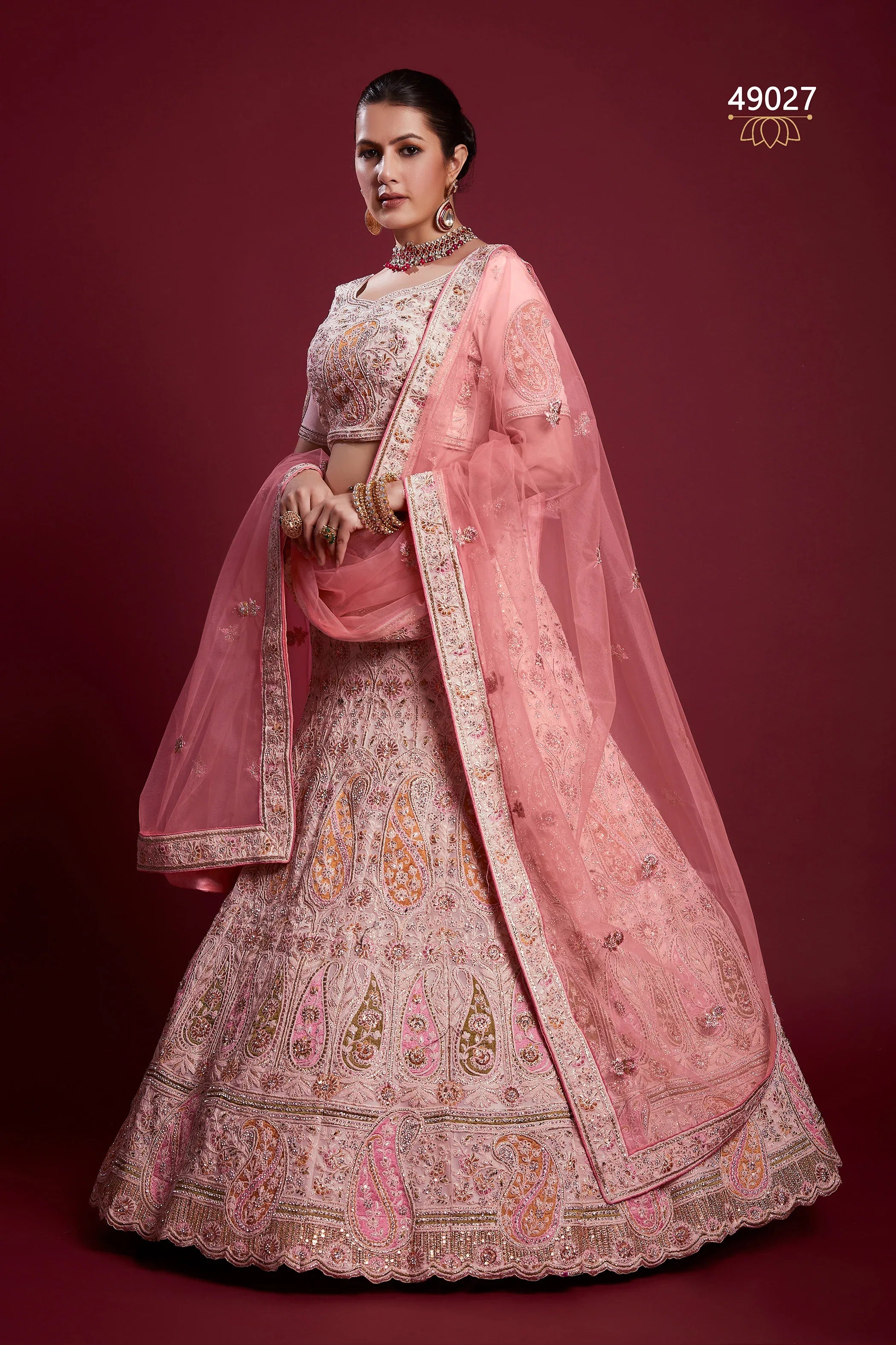 Poshak Vol 6 Designer Occasion Wear Lehenga D.No 49027 - Anant Exports
