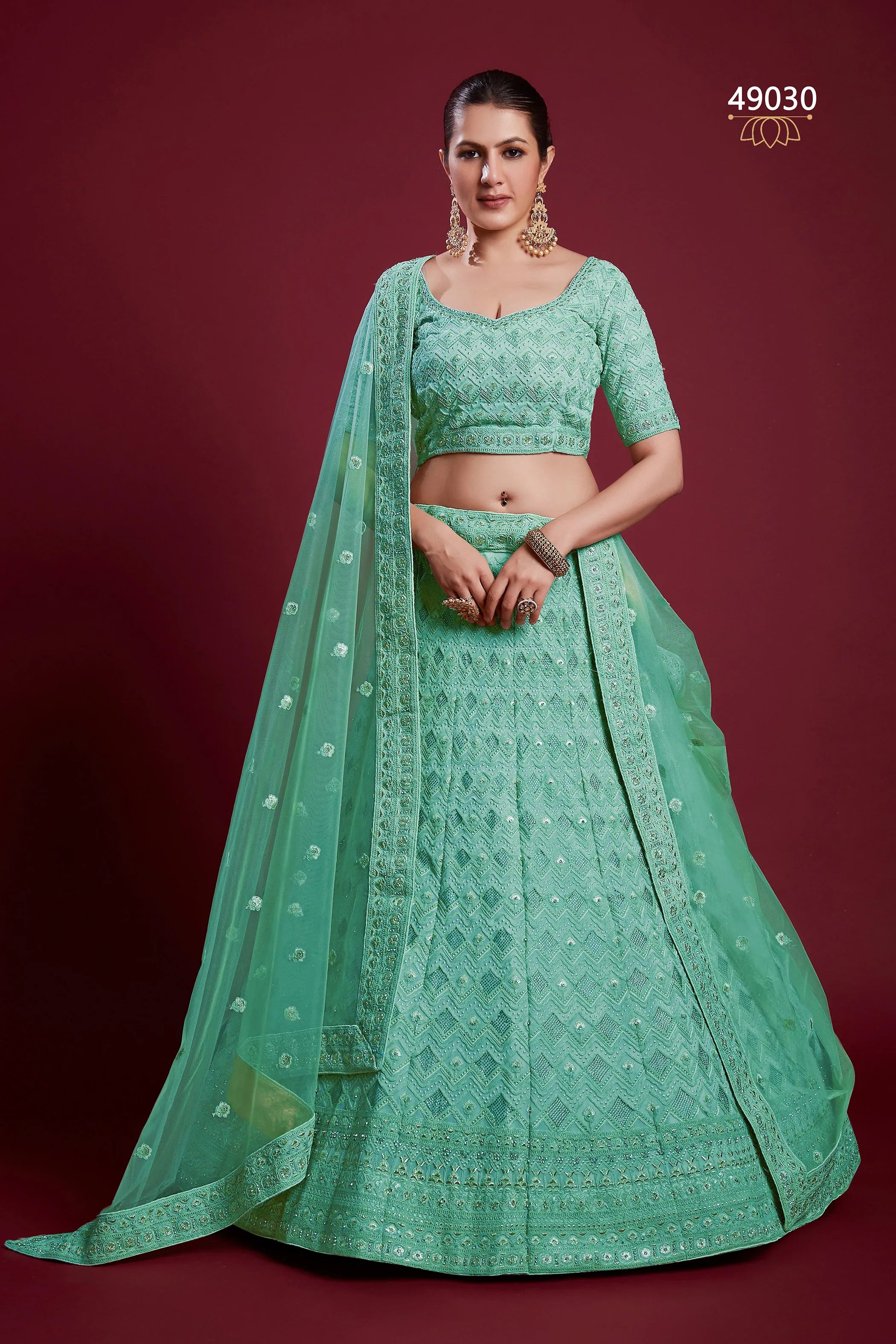 Poshak Vol 6 Designer Occasion Wear Lehenga D.No 49030 - Anant Exports