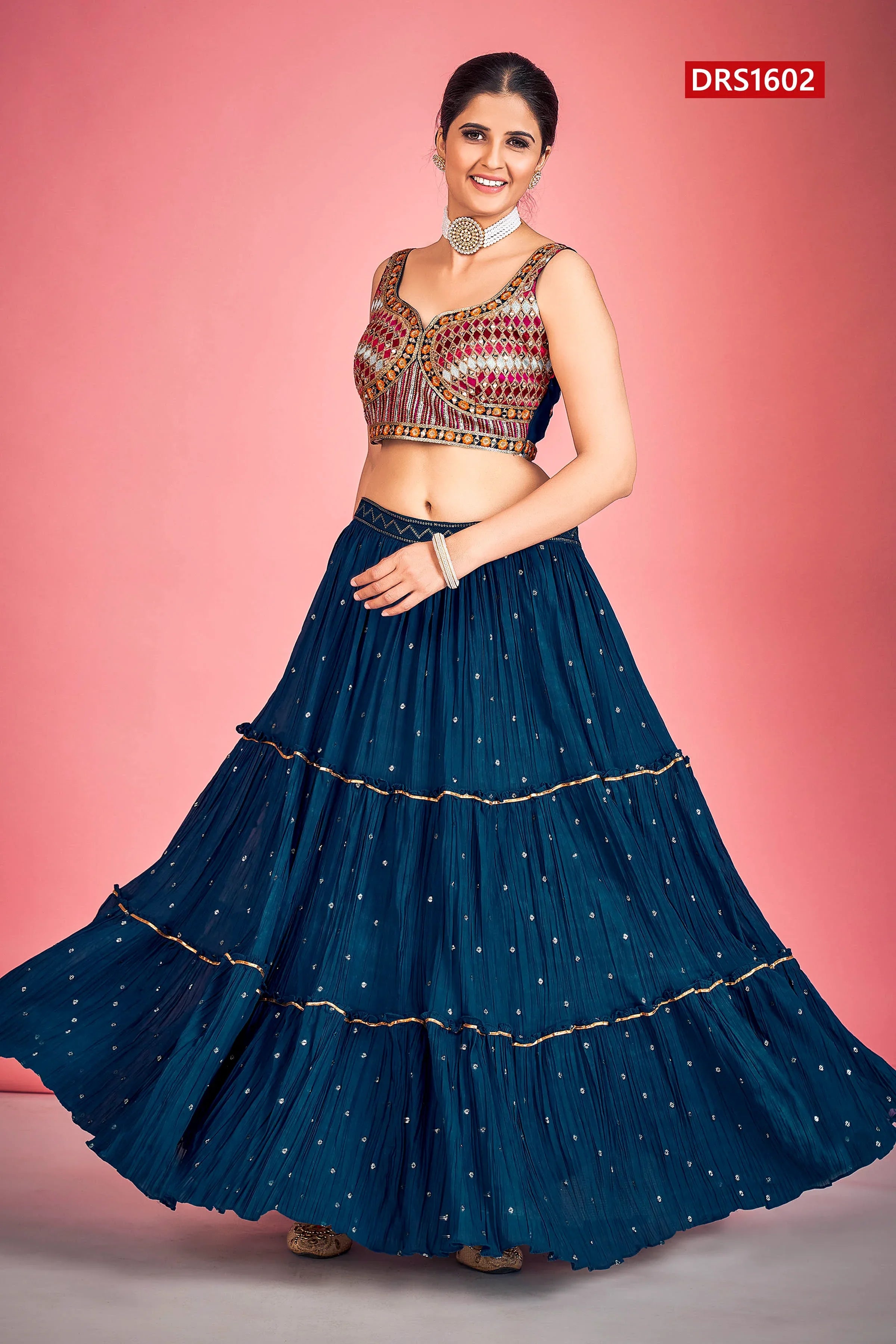 Regina Designer Occasion Wear Lehenga D.No 1602 - Anant Exports