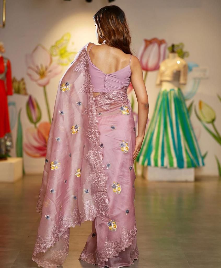 Organza Saree