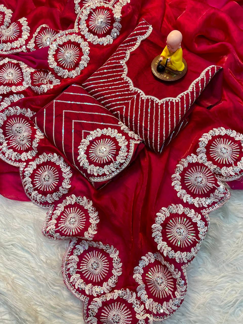 Satin Saree