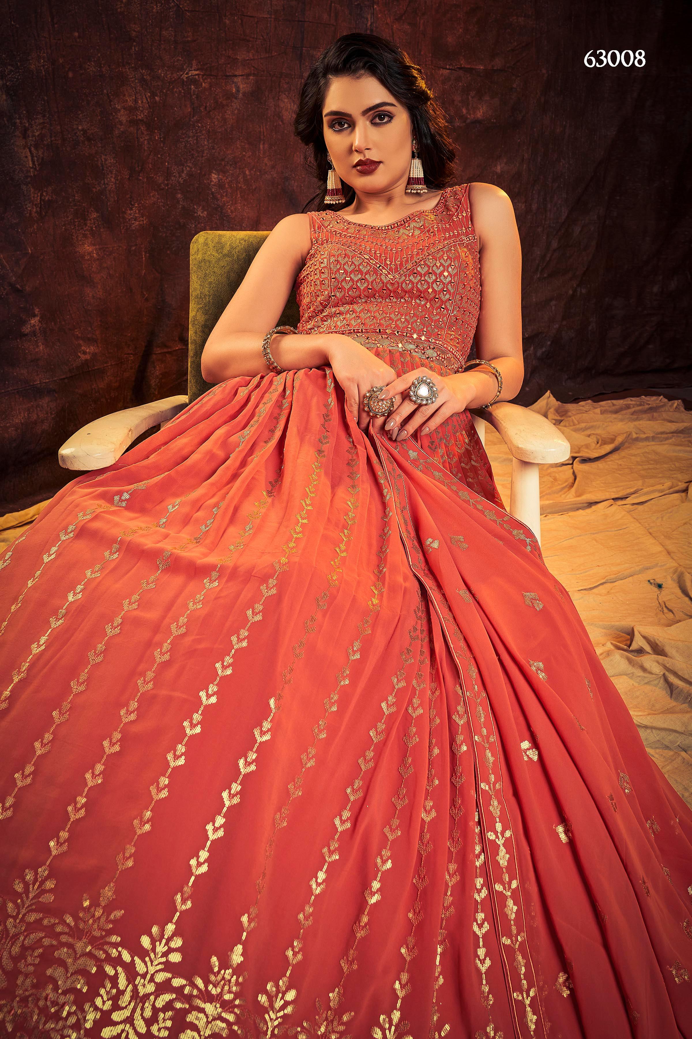 Zoya Vol 3 Designer Occasion Wear Gown D.No 63008 - Anant Exports