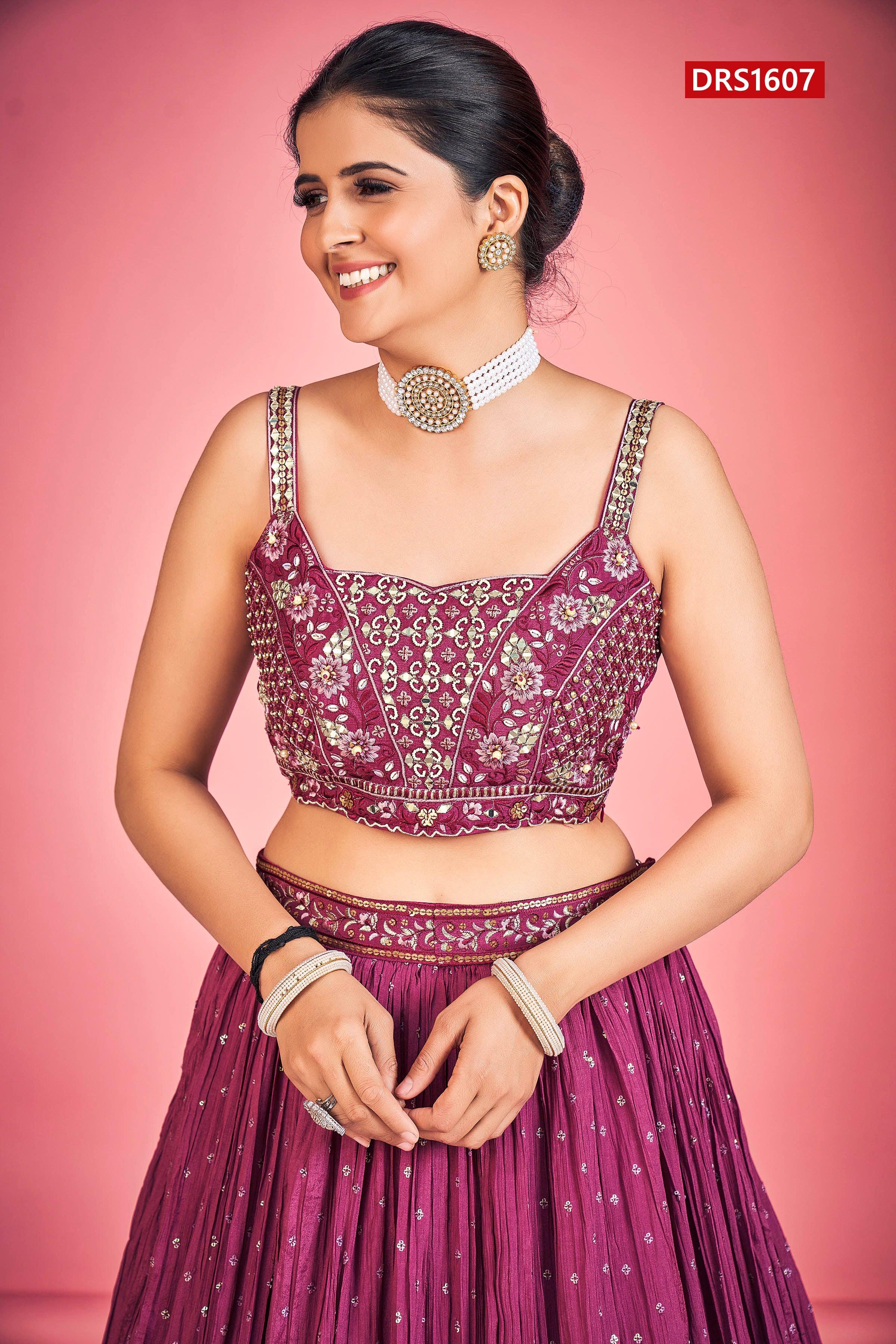 Regina Designer Occasion Wear Lehenga D.No 1607 - Anant Exports