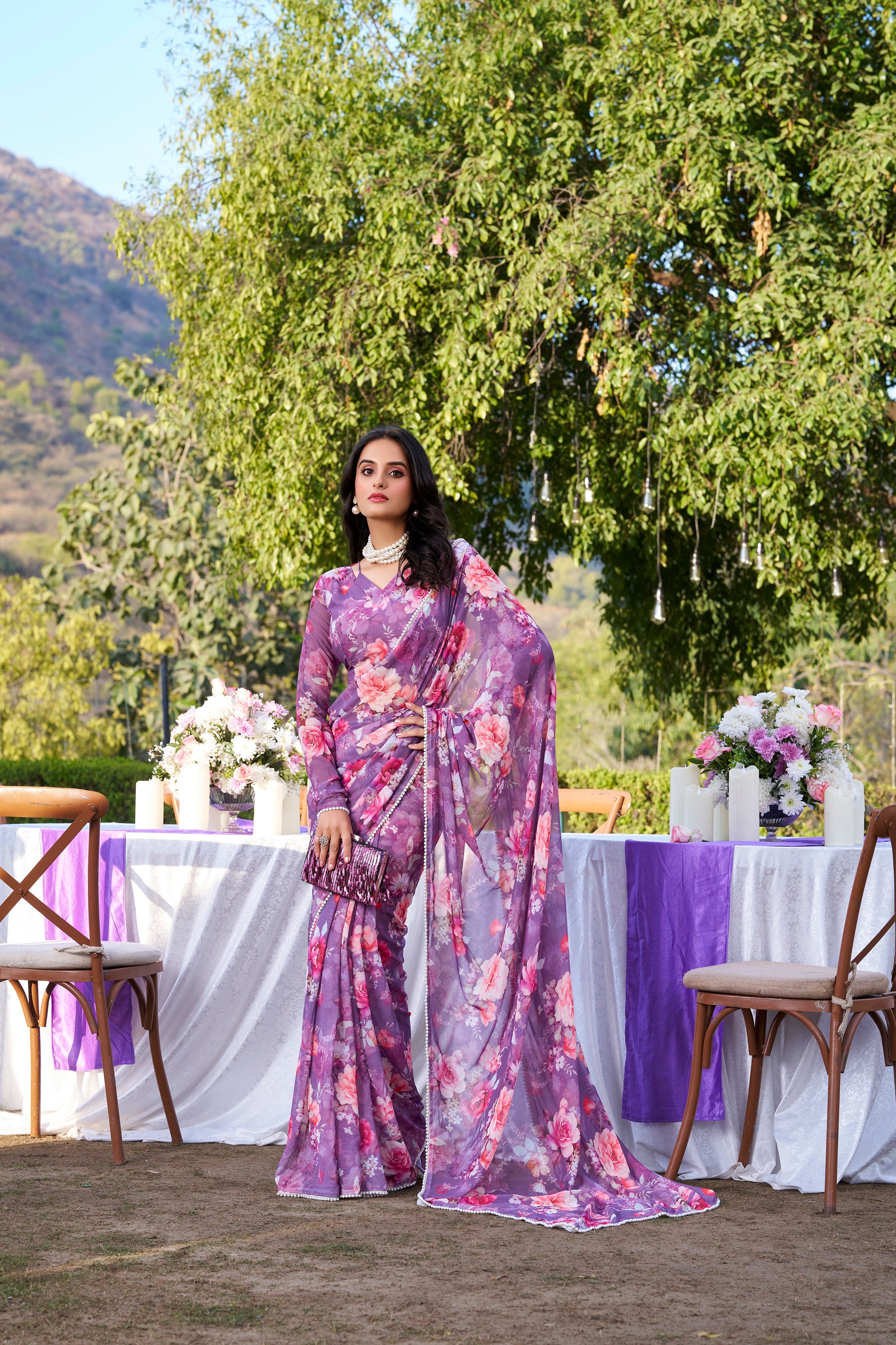 Chiffon Saree