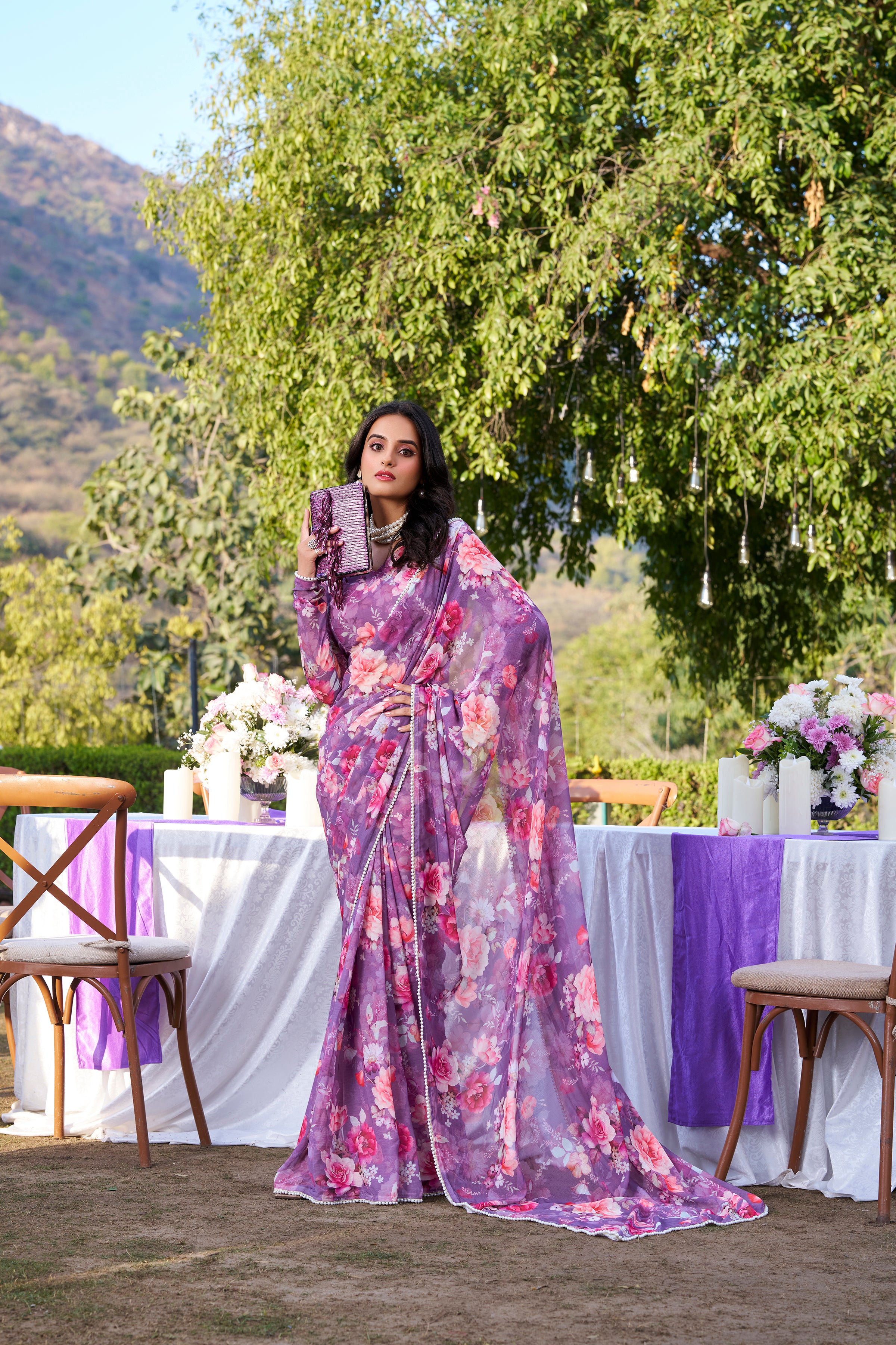 Chiffon Saree