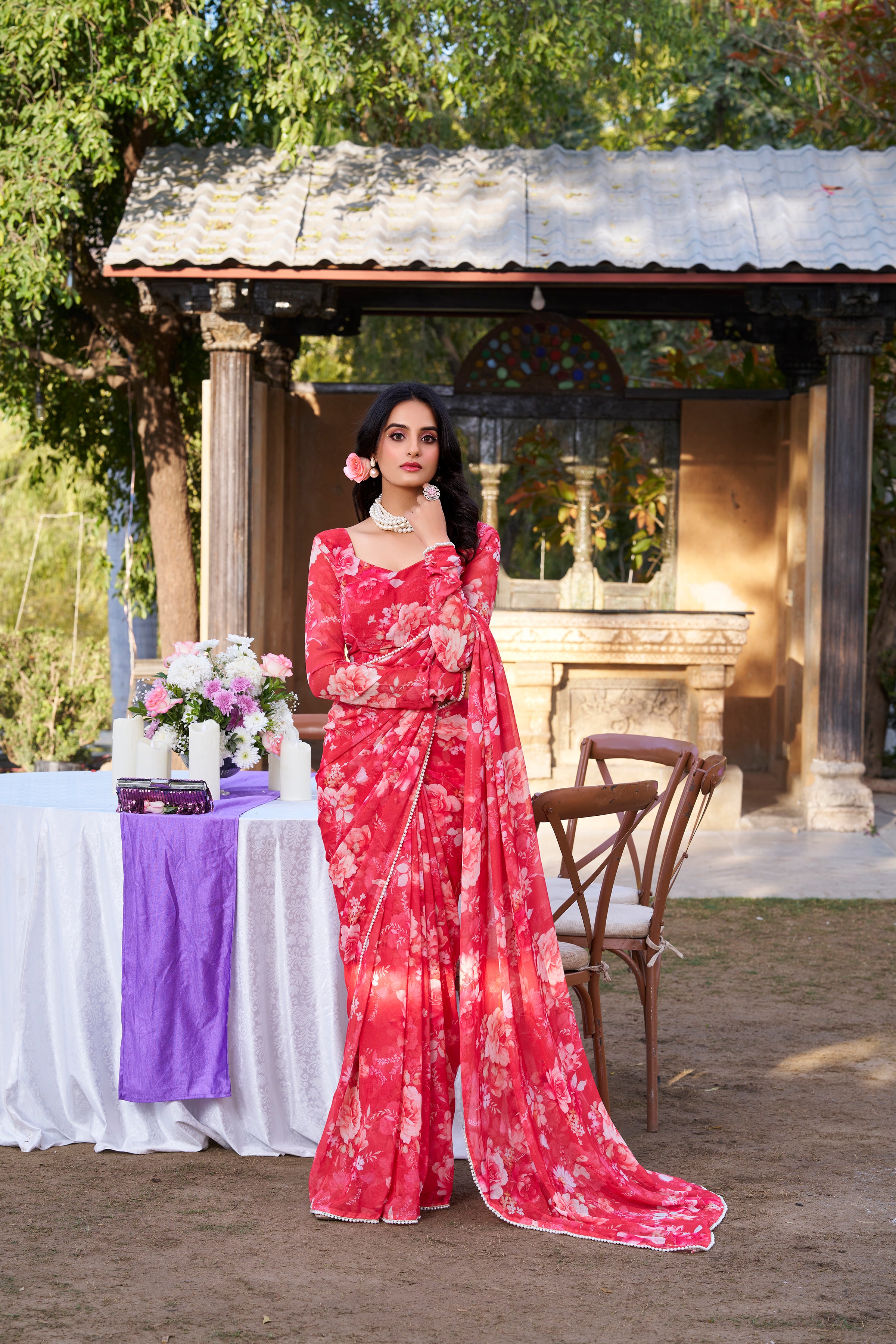Chiffon Saree