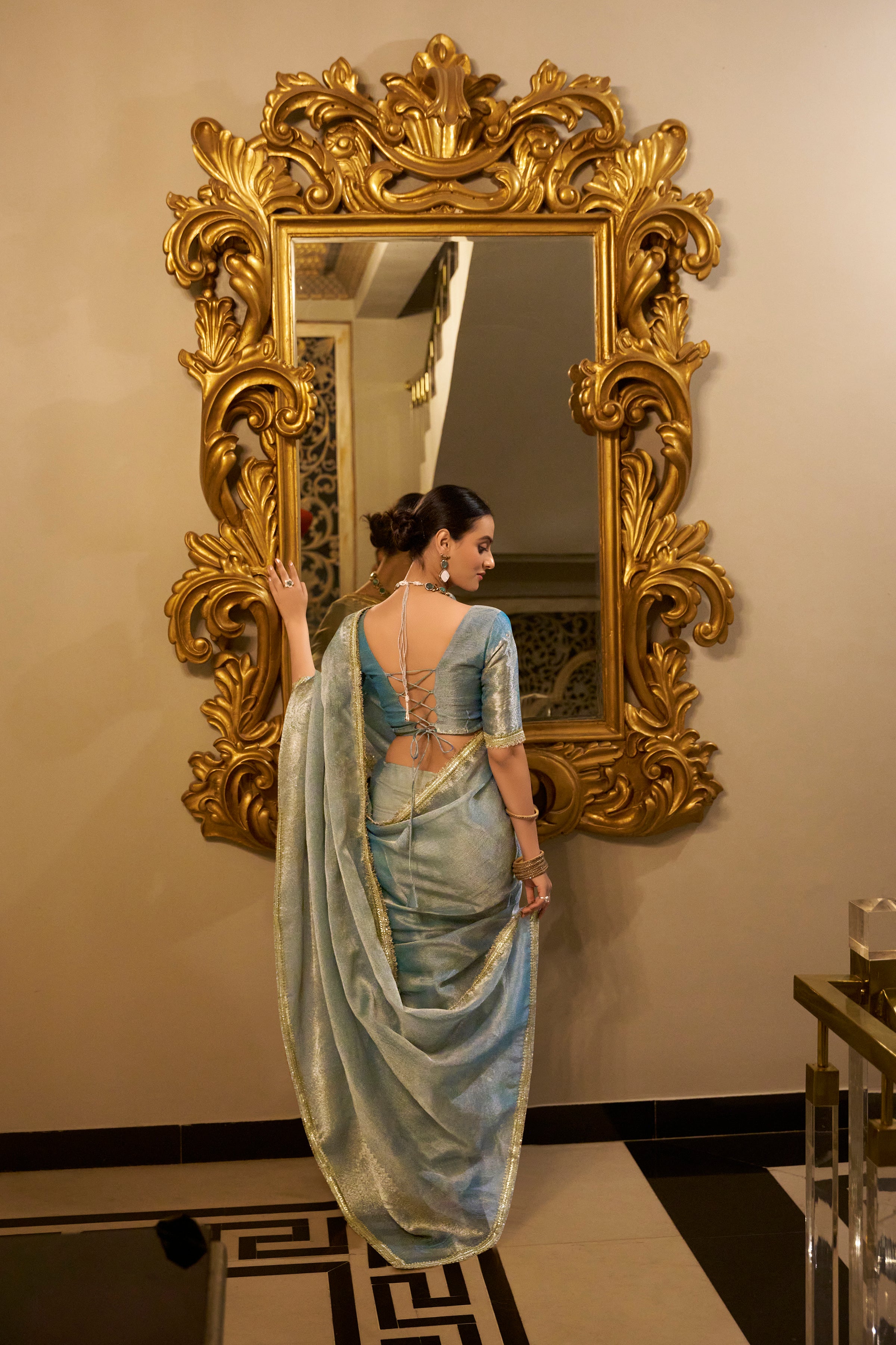 Tissue Saree