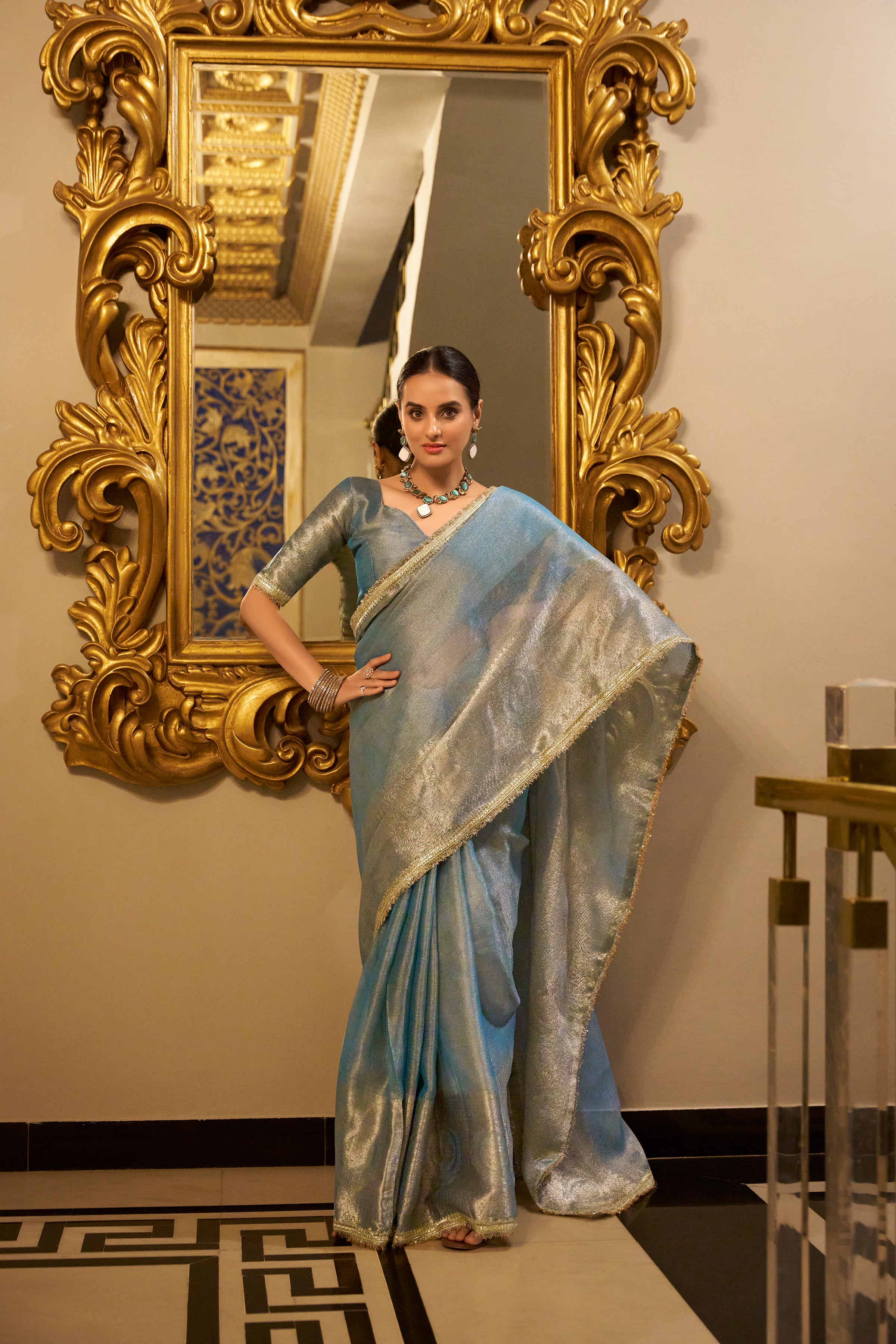 Tissue Saree