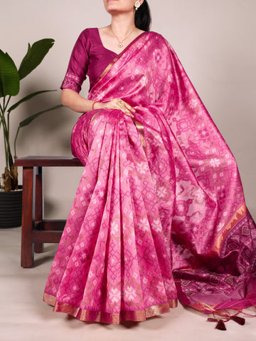 Jacquard saree