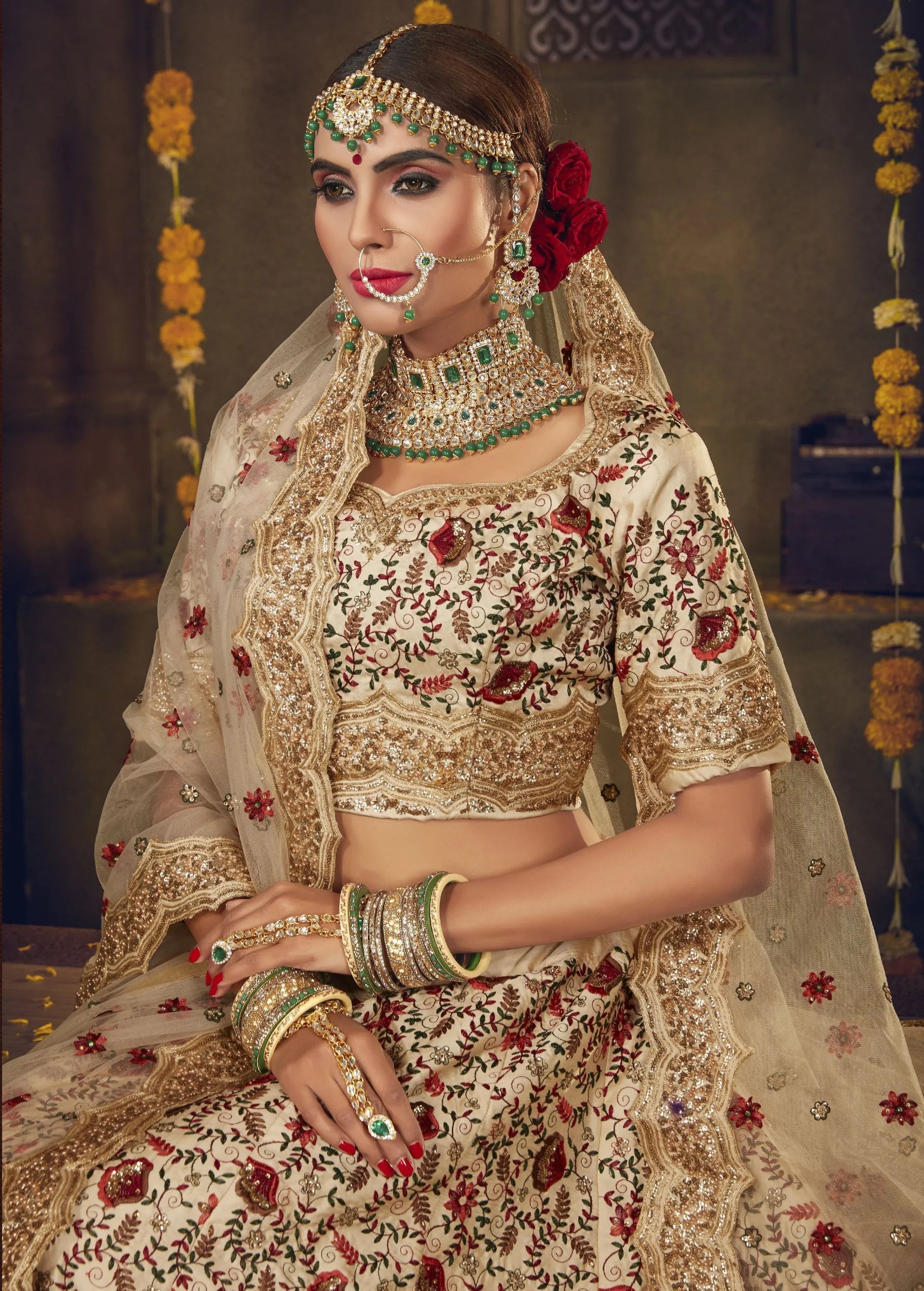 Panetar Designer Bridal Wear Lehenga D.No 76505 Anant Tex Exports Private Limited