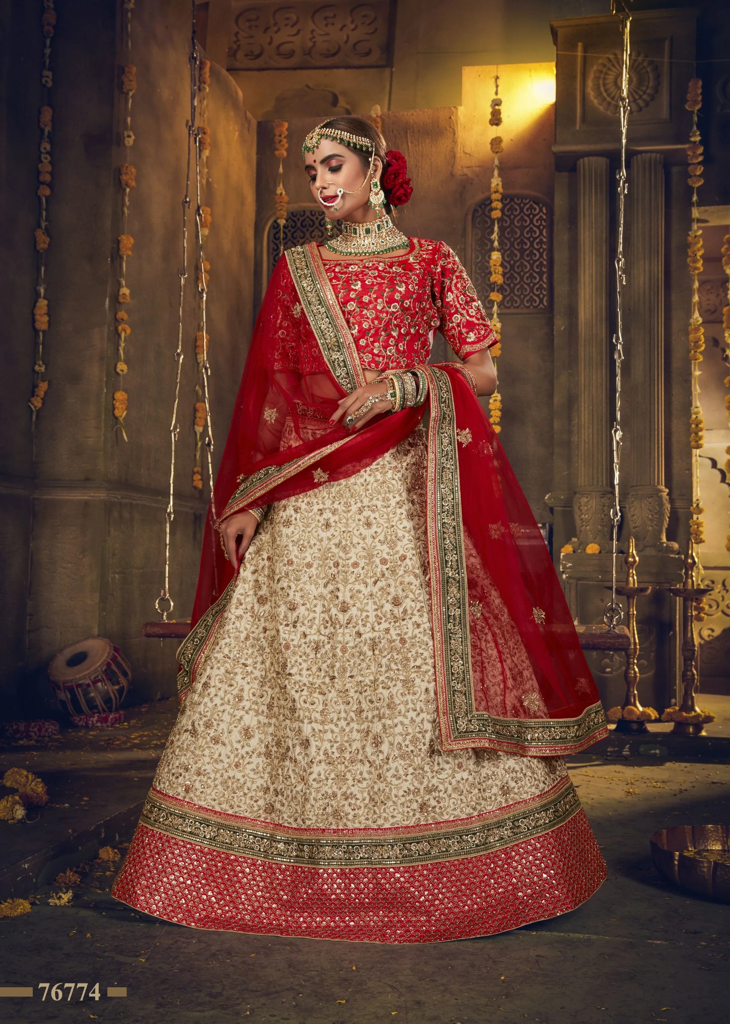 Panetar Designer Bridal Wear Lehenga D.No 76774 Anant Tex Exports Private Limited