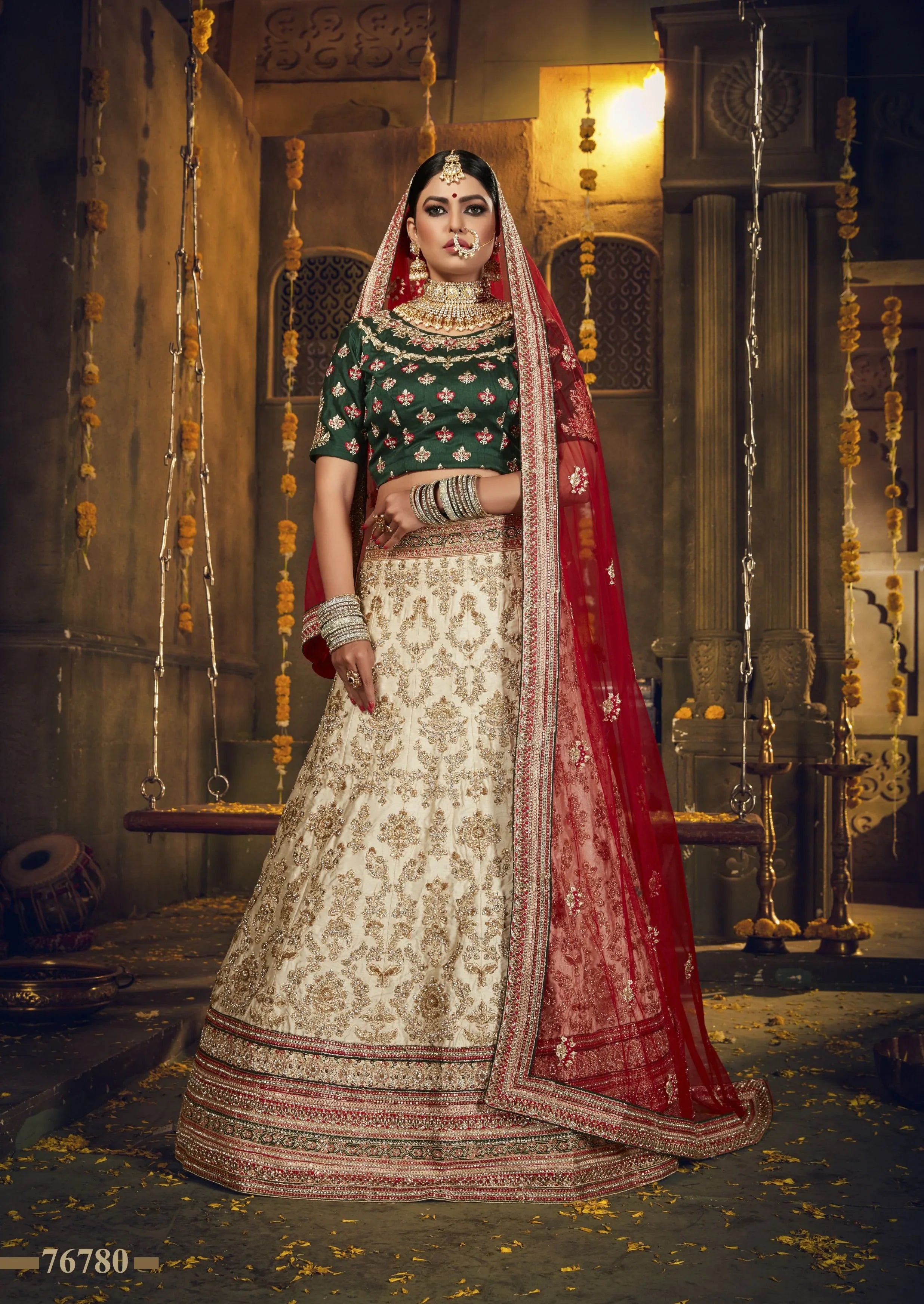 Panetar Designer Bridal Wear Lehenga D.No 76780 Anant Tex Exports Private Limited