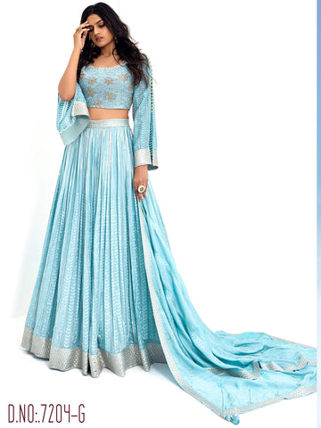 Vaayu Fancy Wear Lehenga D.No 77204-G - Anant Tex Exports Private Limited