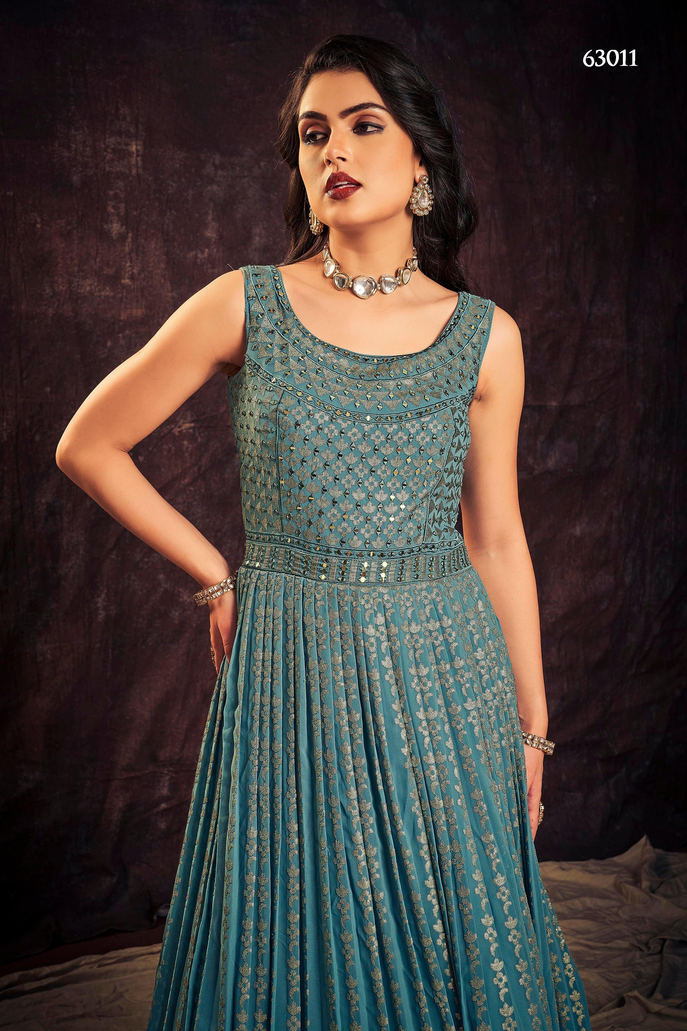 Zoya Vol 3 Designer Occasion Wear Gown D.No 63011 - Anant Exports