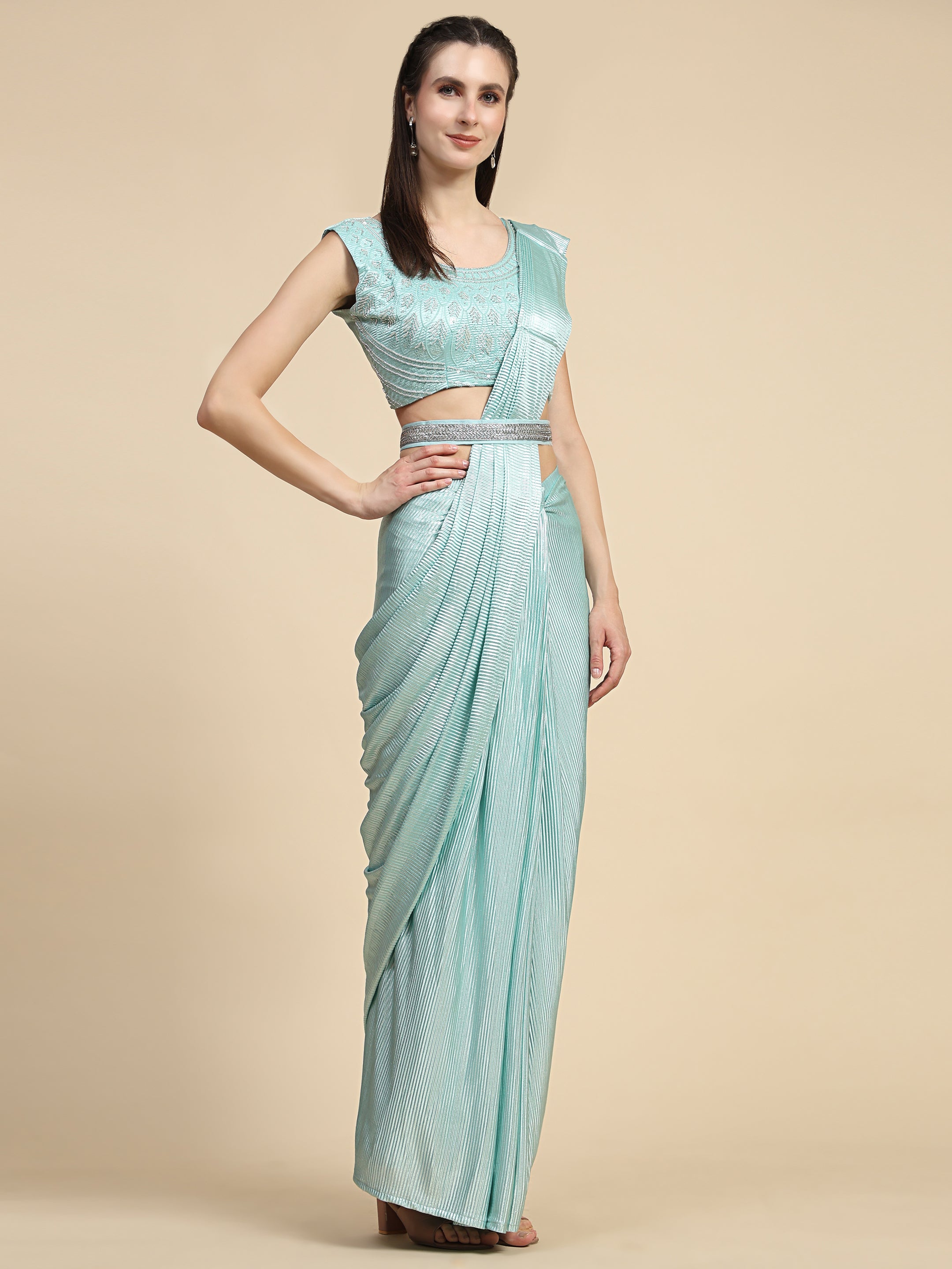 One Minute Ready To Wear Saree