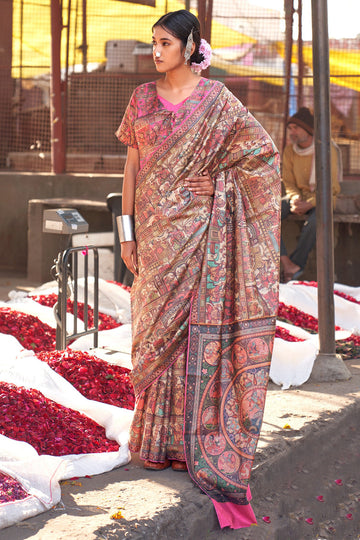 Beautiful Designer Summer Special Digital Print Madhubani Saree