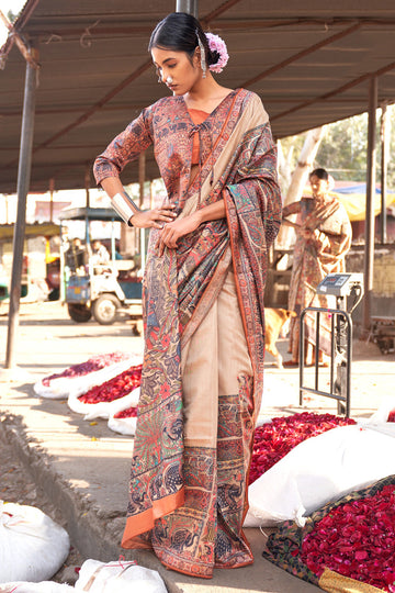 Digital Print Saree
