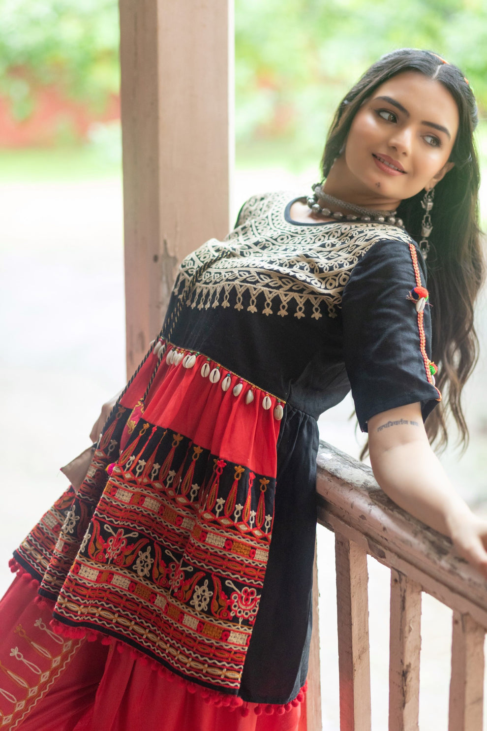 Navratri Garba Garba Special Kedia and Tulip Pants for Women&