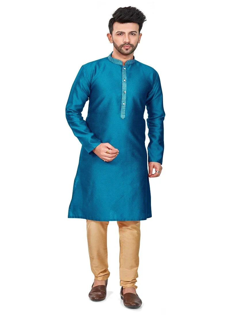 Blue Colour RFSK 009 Kurta Pajama - Anant Exports