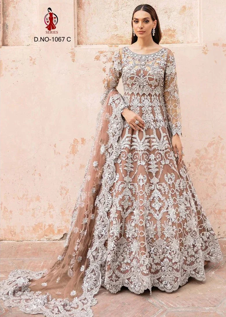 BRIDAL ANARKALI GOWN D.NO 1067 Anant Tex Exports Private Limited