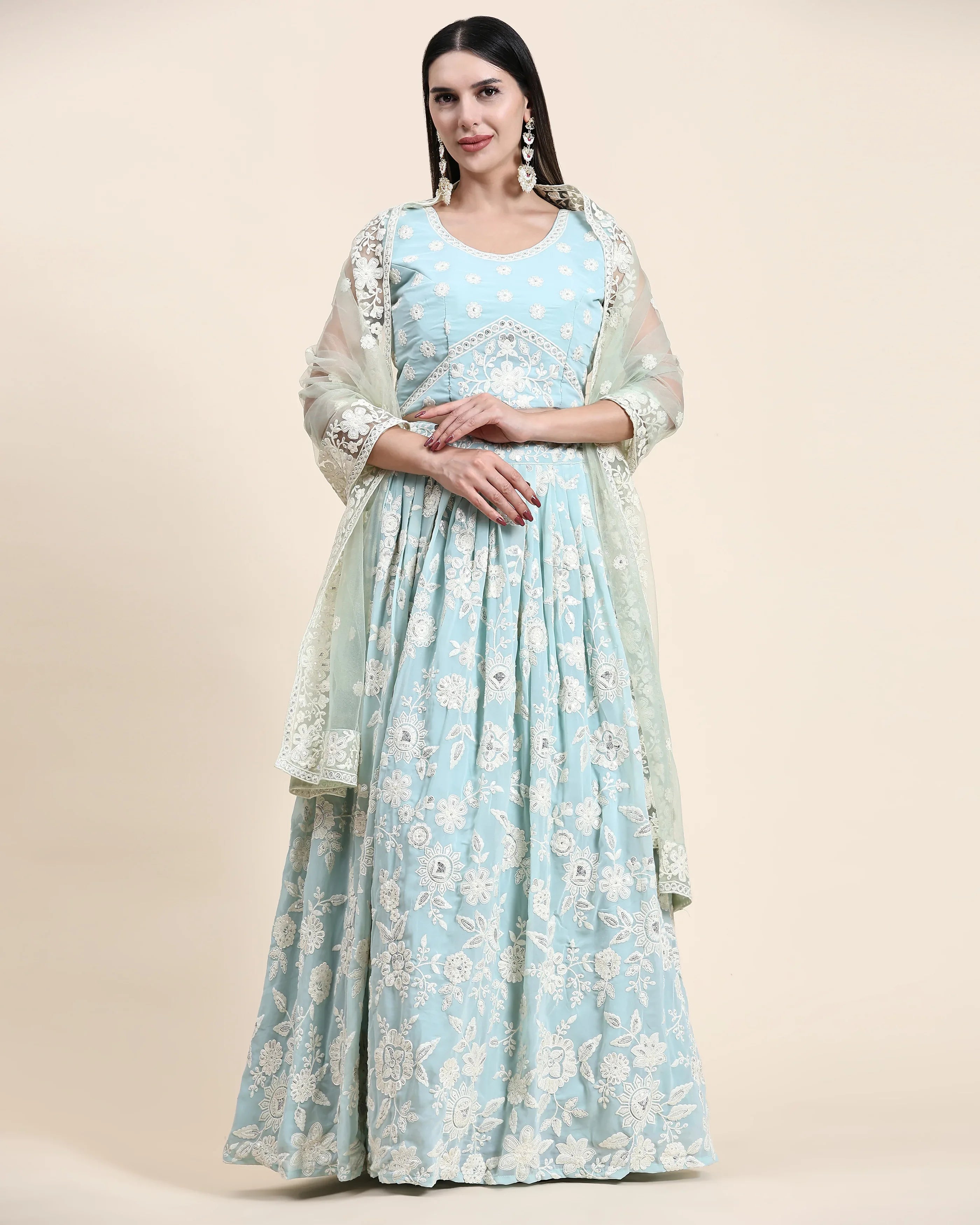 READYMADE CROP TOP LEHENGA D.NO C1944 - Anant Exports