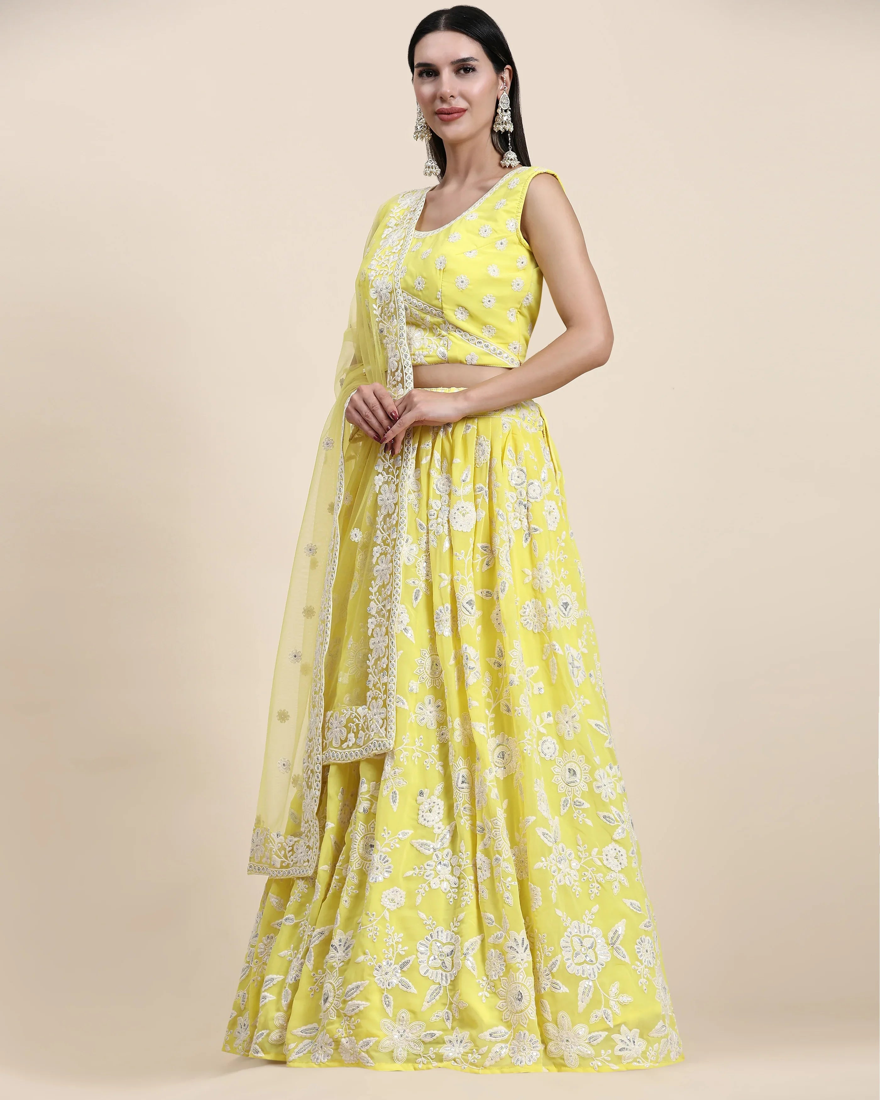 READYMADE CROP TOP LEHENGA D.NO C1944 - Anant Exports