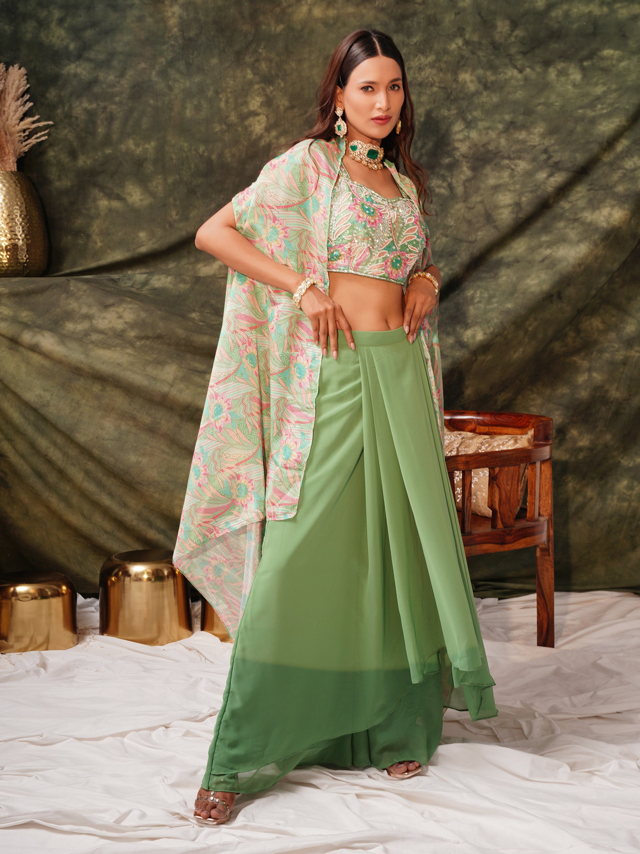 Ready-to-Wear Crop top Dress