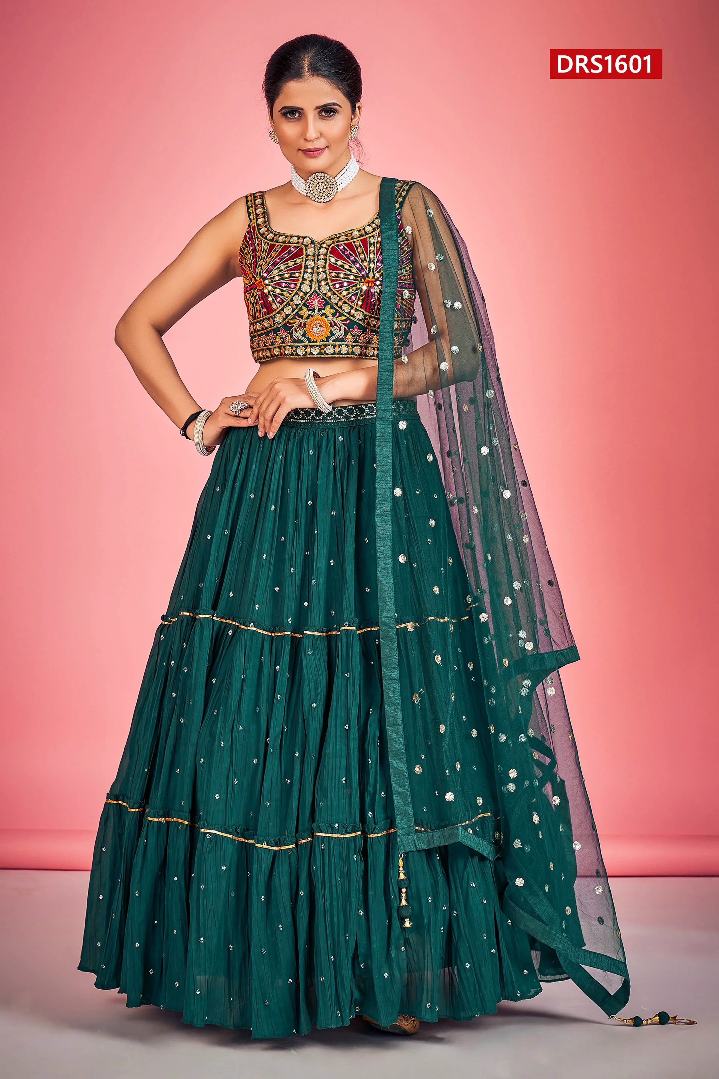 Regina Designer Occasion Wear Lehenga D.No 1601 - Anant Exports