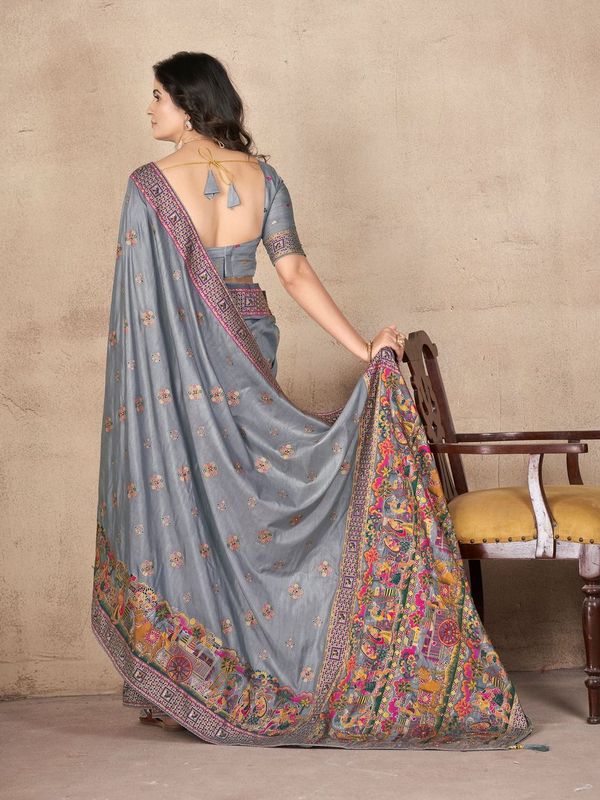 Pashmina Saree