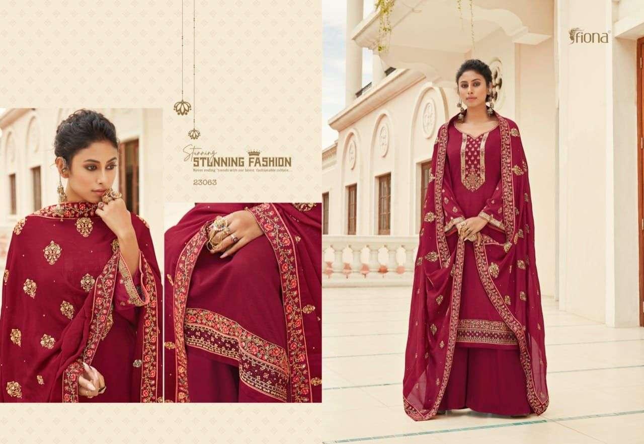 Ghazal By Fiona 23061 To 23067 Series Chinon Full Stiched Salwar Suits (1995x07)