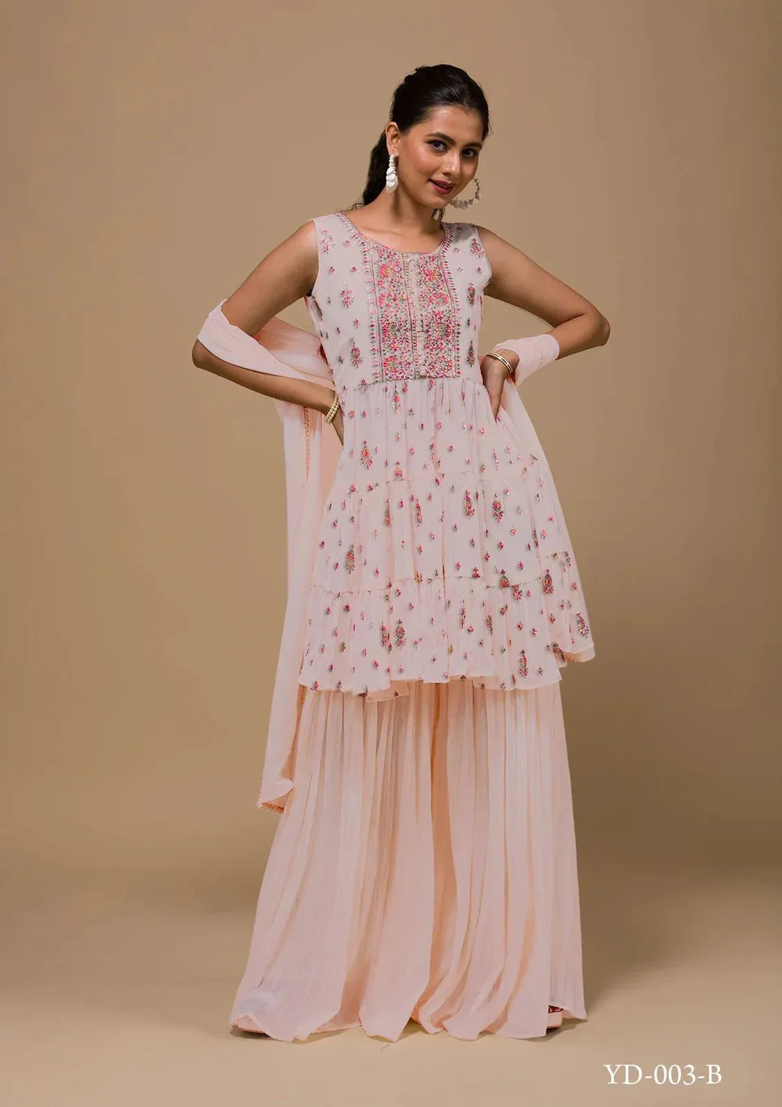 New Party Wear Readymade Begum 003 Sahara Suit Collection