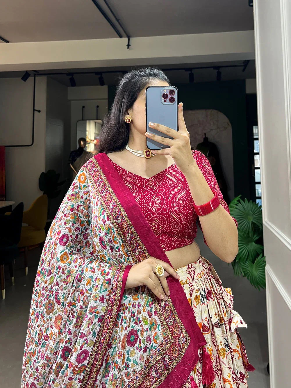 Navratri Wear Traditional Lehenga Choli D.No.1635