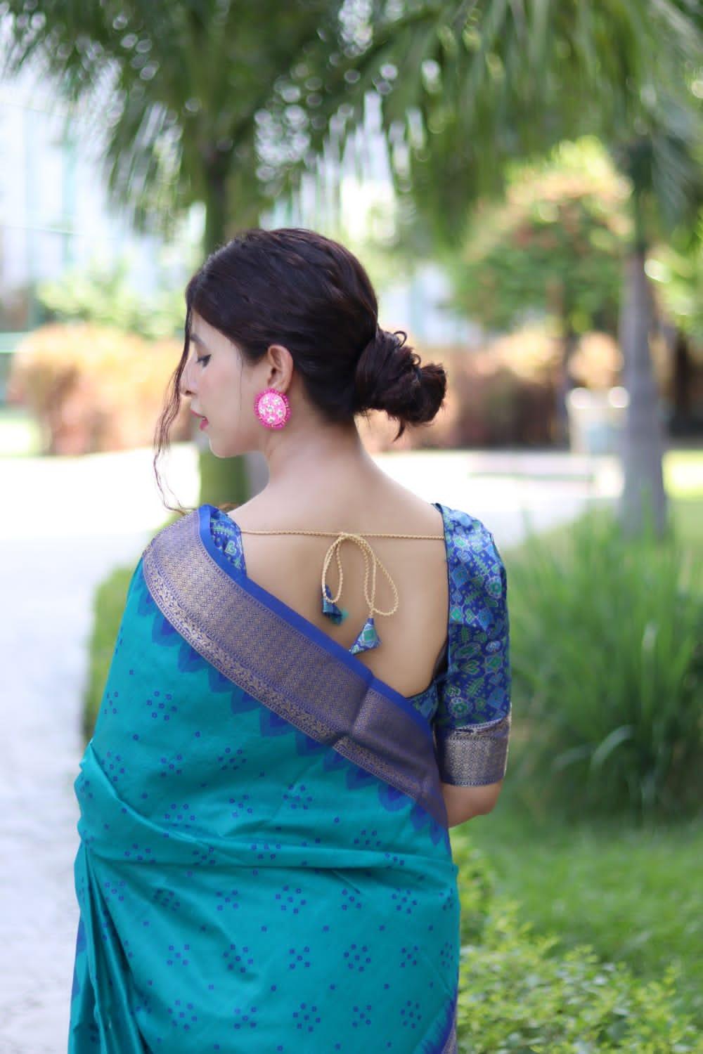 Beautiful Designer Soft Desi Tussar Weaving Saree