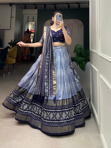 Beautiful Designer Foil Work Lehenga Choli Dno 1688
