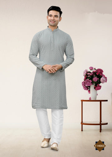 Festival Season New Lakhnowi Work Kurta Pajama