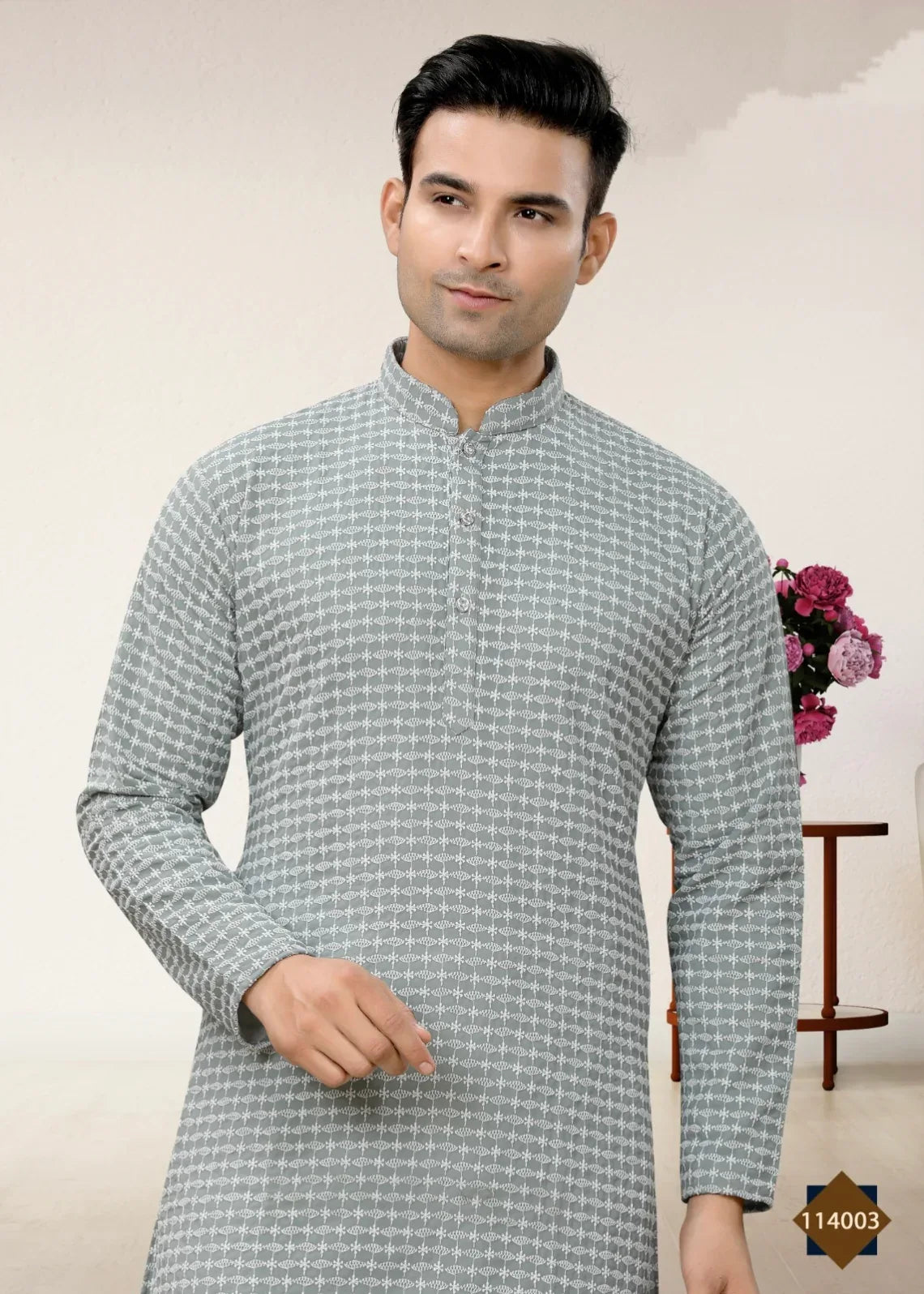 Festival Season New Lakhnowi Work Kurta Pajama
