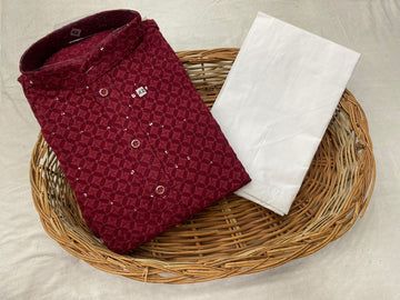 Men's Traditional Havy Reyon Sequence kurta Pyjama