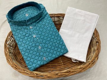 Men's Traditional Havy Reyon Sequence kurta Pyjama