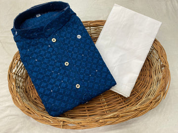 Men's Traditional Havy Reyon Sequence kurta Pyjama