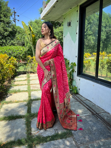 Pure soft Designer Paithani Silk Saree