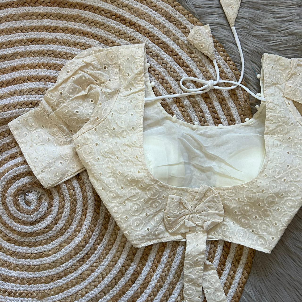 Beautiful Designer Pure Cotton Hakoba Blouse