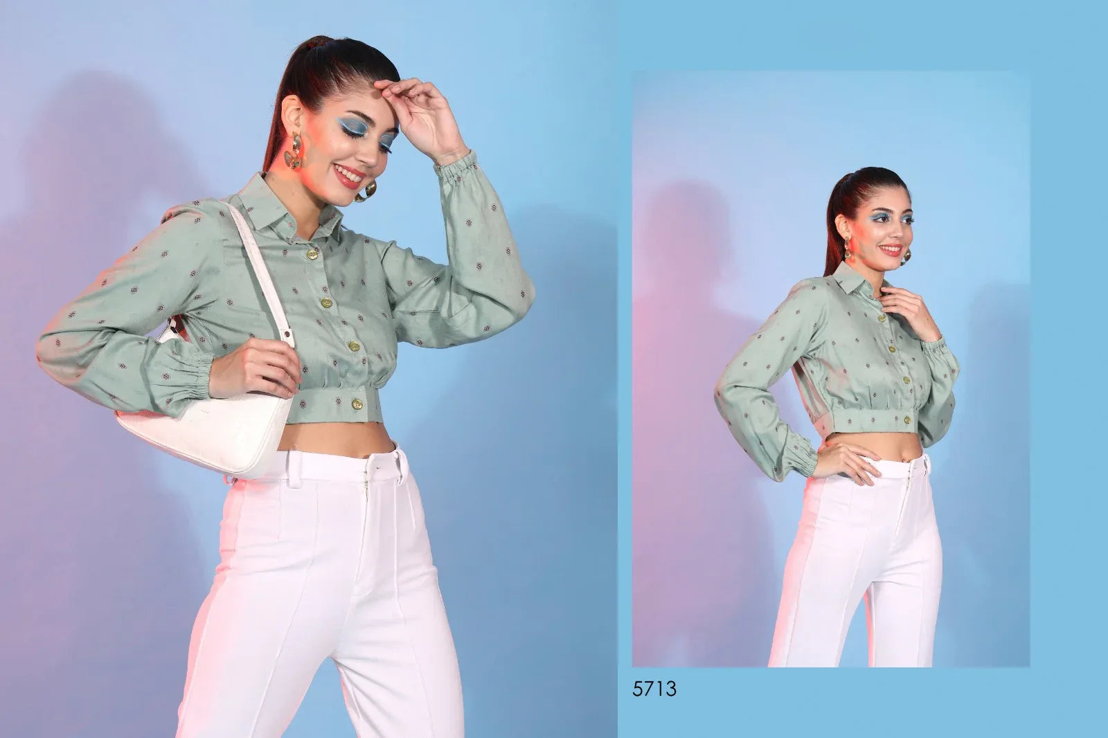 New Party Wear Exclusive Stitched Indo Western Top Collection