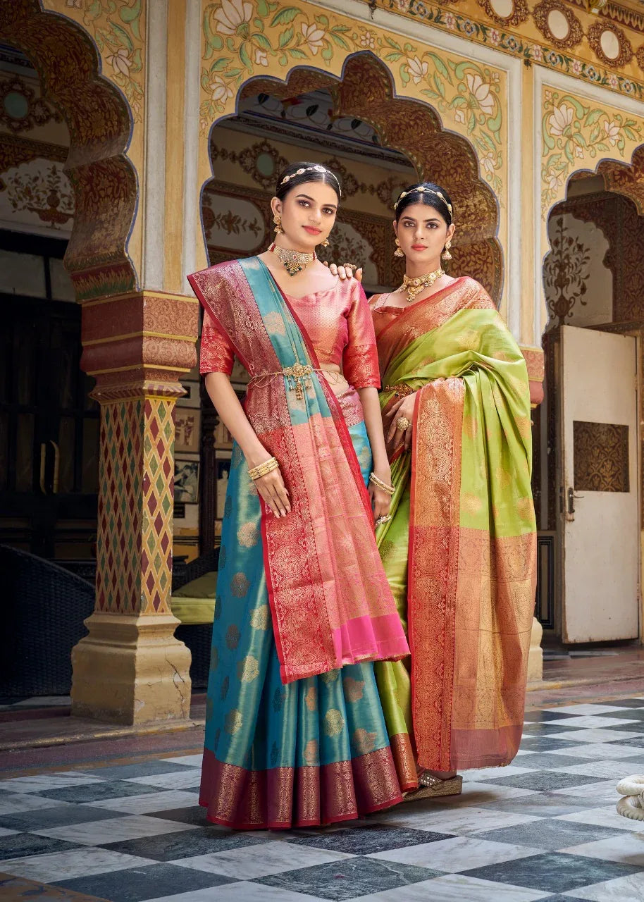 Avyuktha Handloom Tissue Designer Saree Collection