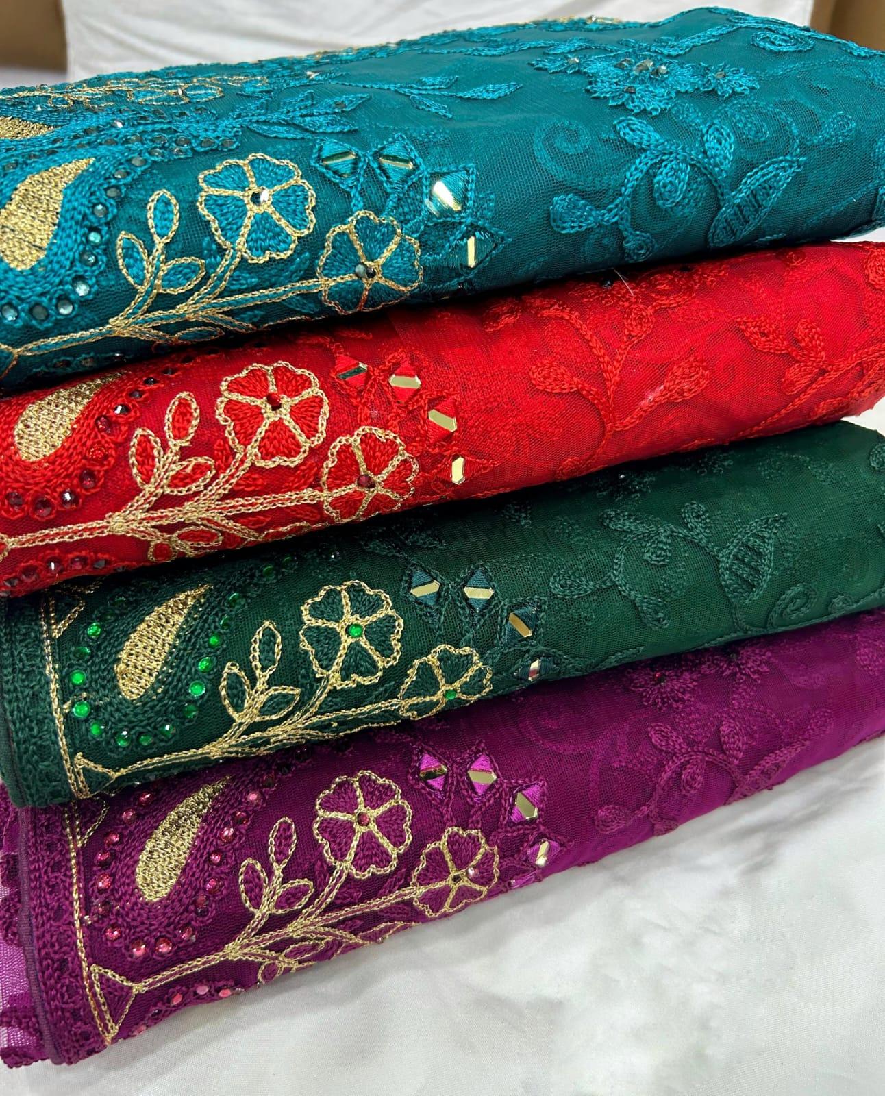 Beautiful Heavy Butterfly Net Saree