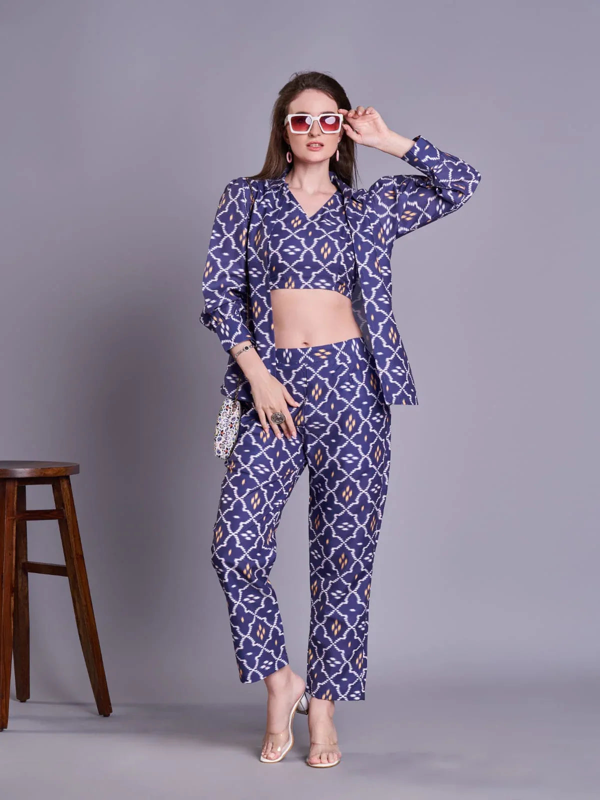 Beautiful Designer Cord Set Dress