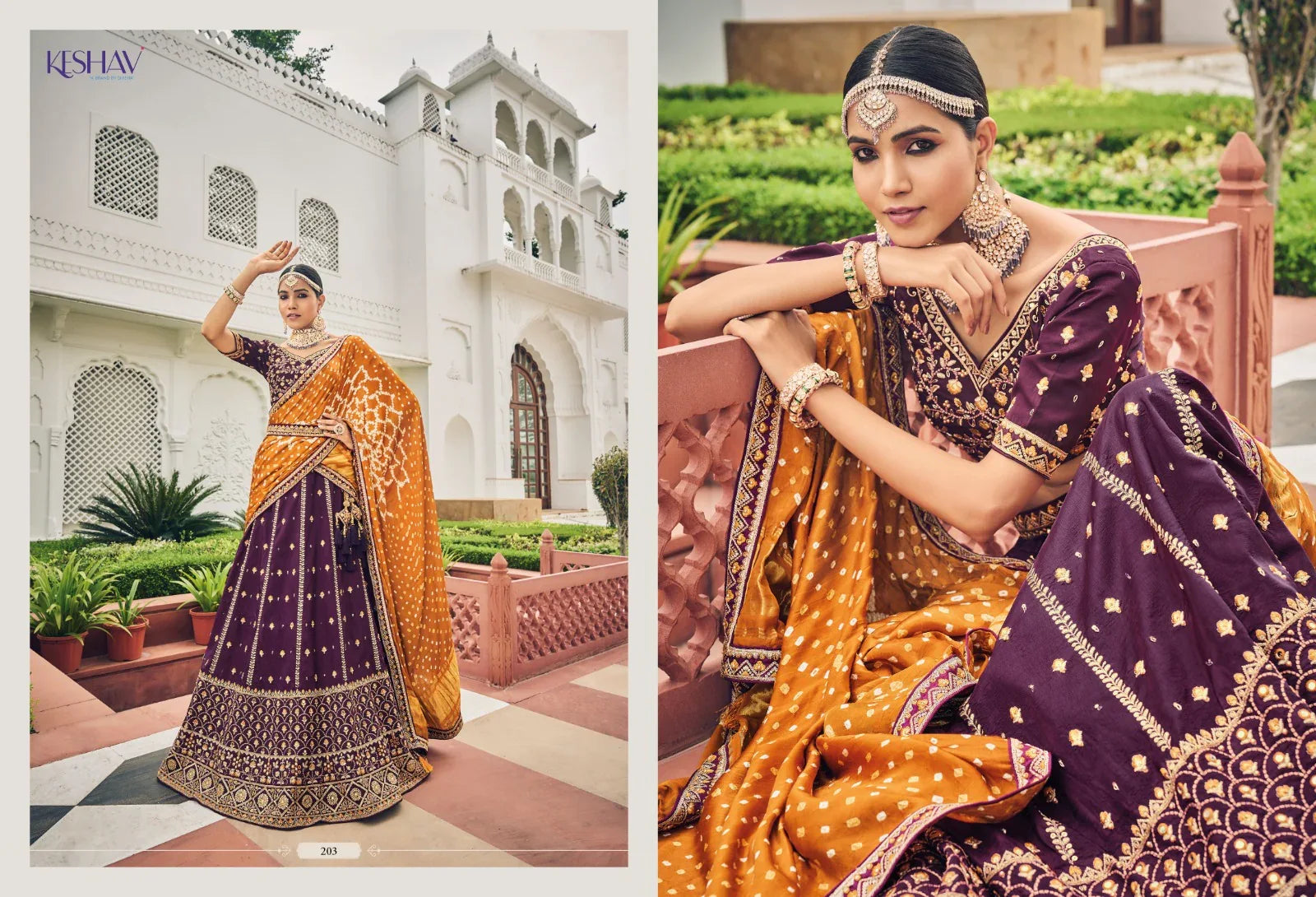 Beautiful Wedding Designer Shisha Keshav Vol 2 Design 203